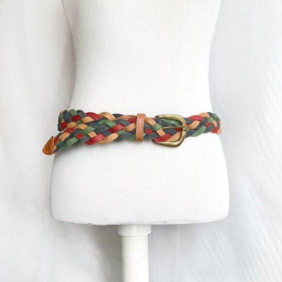 The Limited Leather Color Braid Belt - Picture 2 of 8